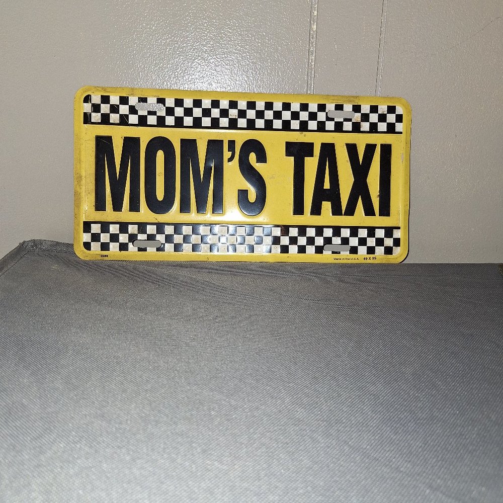 Original Retro/vintage car tag